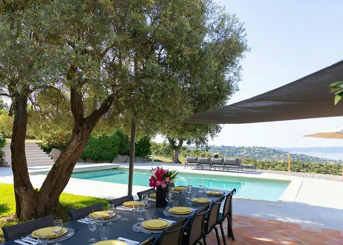 Bastide With Panoramic Views Of Saint-tropez *